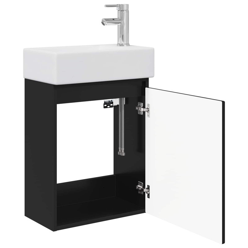 455 mm Bathroom Vanity, Black