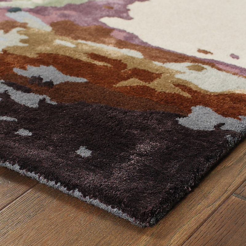 Performance Abstract Indoor Rug, Rectangle 4'11" x 8'