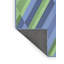 Tapis bleu/vert tissé à la machine-1295139802
