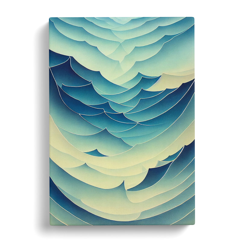 Seascape Abstract Vol.2 - Wrapped Canvas Print, 50cm H x 35cm W x 3cm D