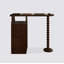 Table de bar style français avec tiroirs style français
