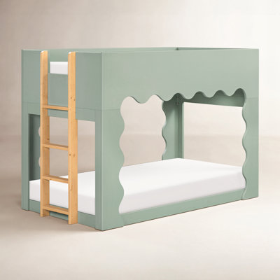 Lido Wave Convertible Low Loft Twin Bed