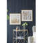 Ensemble d'art mural encadré doré et gris 20,8 x 20,8 x 1,2 po avec couvercle en verre, ensemble de 2