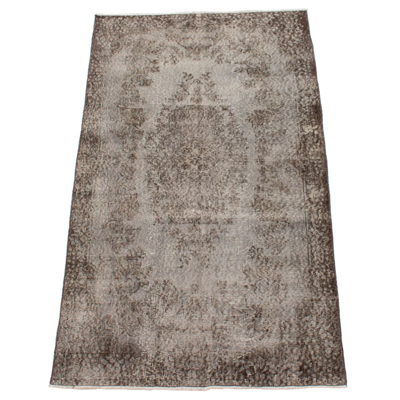 Tapis gris clair à transition de couleur 3 pi 9 po x 6 pi 11 po