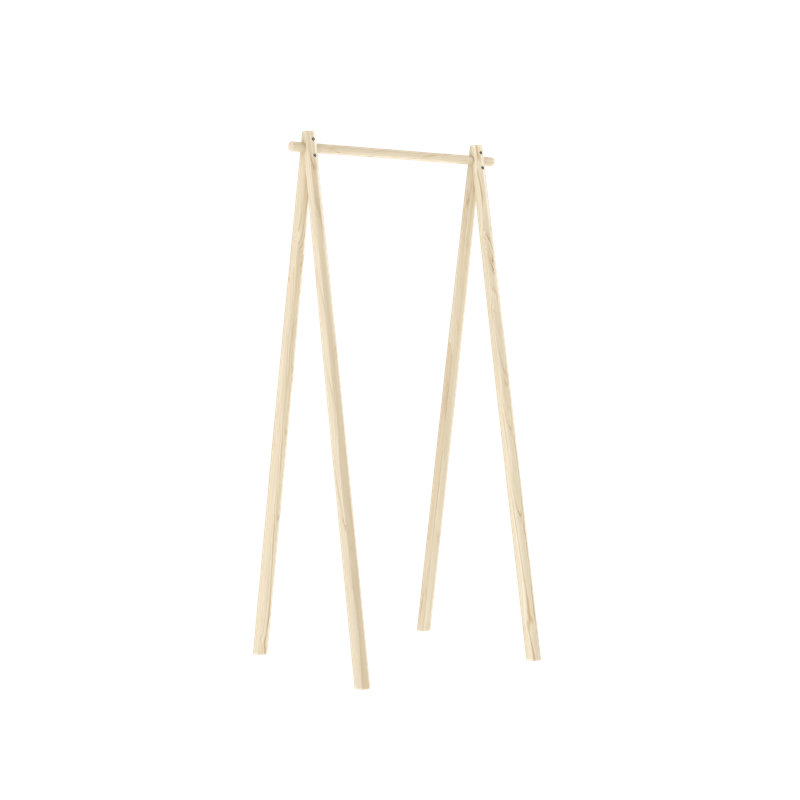 Hongi 75cm Wide Clothes Rack. Made in Europe, Scandinavian design, FSC certified wood, Clear Lacquered