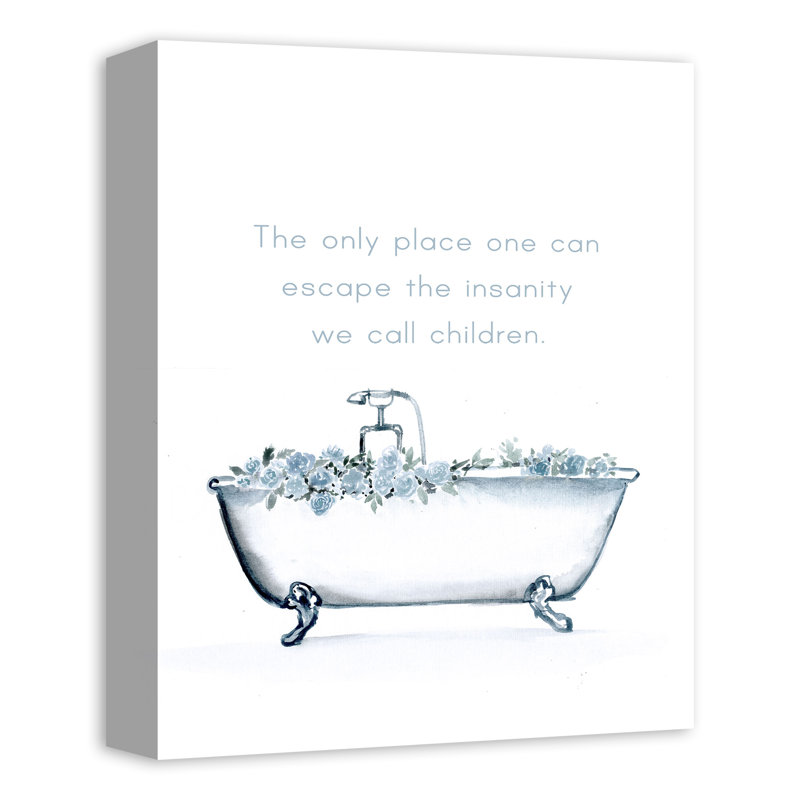 «Bathaign Escape» sur toile, H 14 po x l 11 po x P 1,25 po