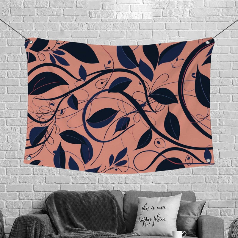 Tapisserie en microfibre, H 50 po x l 60 po