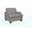 Fauteuil d'appoint gris