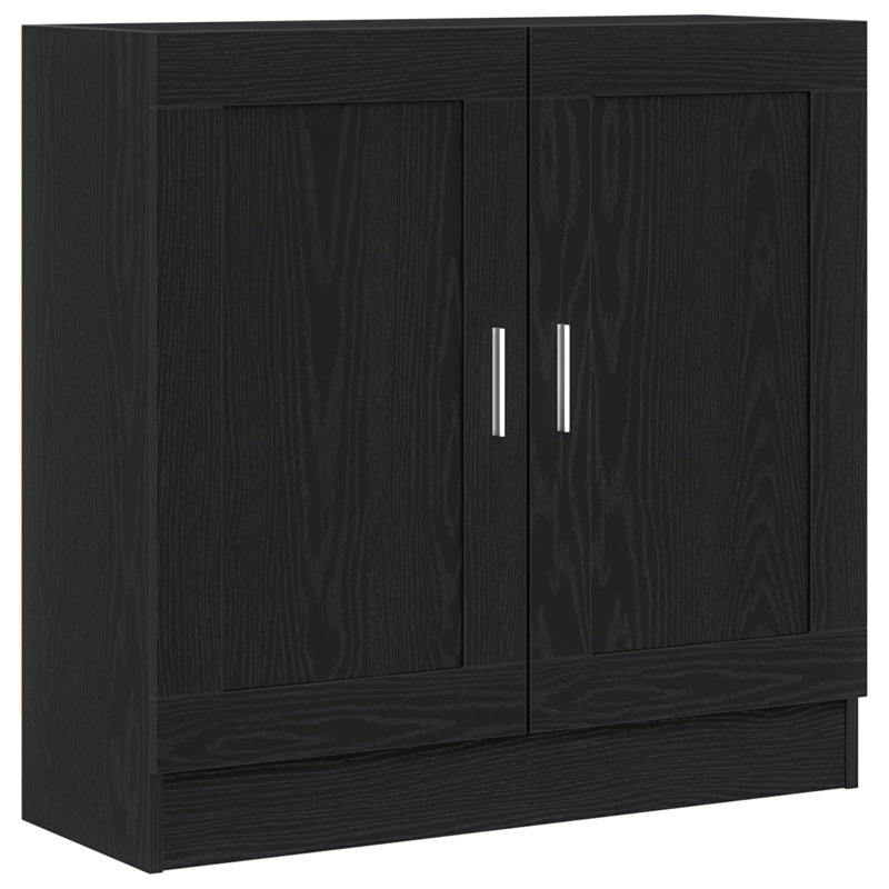 Book Cabinet Storage Rack Bookshelf Bookcase Sideboard Engineered Wood, (2 Shelves) 80cmH x 82.5cmW x 30.5cmD