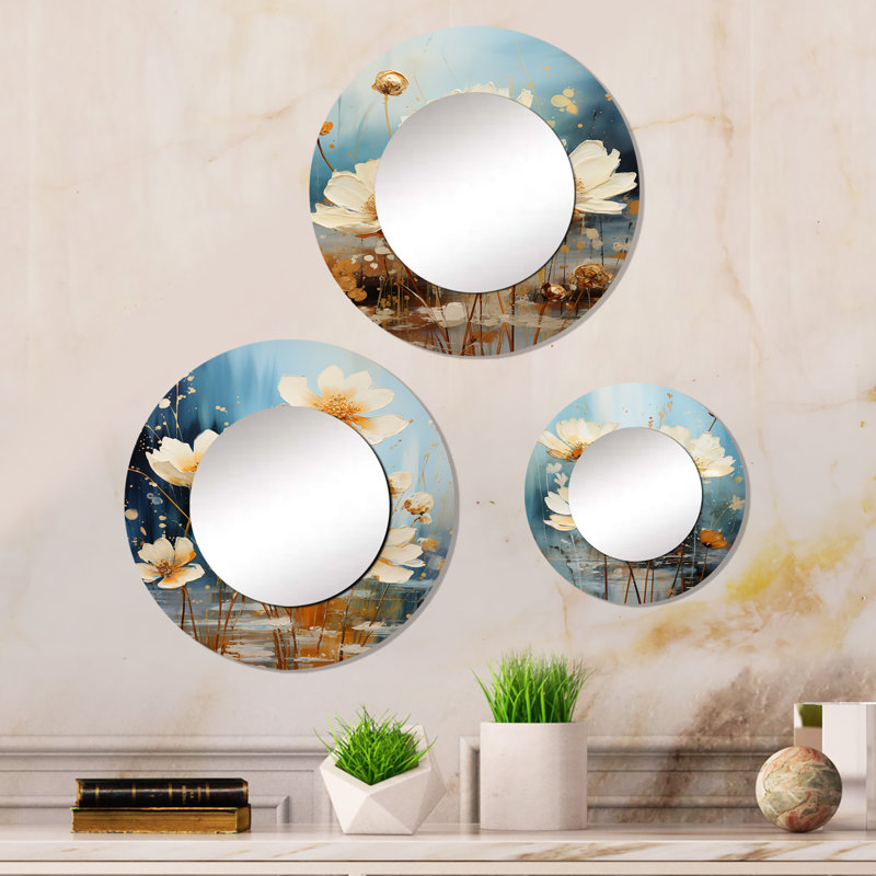 Miroir mural en aluminium Eliseu