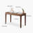 Walnut Rectangular Solid Wood Writing desk with drawers desk-2133674818