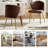 Euclid 29"H Modern Velvet Accent Chair with Tufted Back-857733029