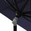 Parasol de patio 11 pieds avec manivelle en aluminium en oléfine-675263684