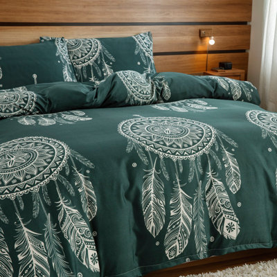 Dailynap Green Dreamcatcher Bohemian Style Bedding Set