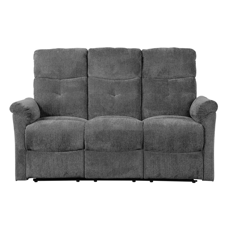 Canapé inclinable en chenille 76 po Violaine