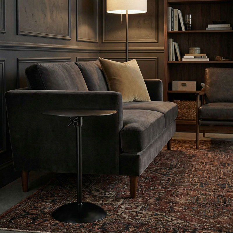 Felix End Table, Matte Black