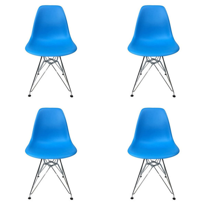 Chaise d’appoint en bleu foncé Constancia