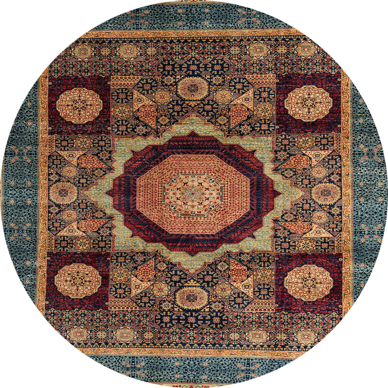 Tapis abstrait moderne 4150, Rond 3 pi
