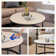 Small Accent Table with Engineered Wood Top