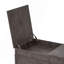 Table basse à plateau relevable avec bureau réglable, compartiment caché et tablette ouverte pour le travail, la salle à manger et le rangement-129385154