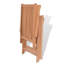 Chaise de patio inclinable en teck Billingsley