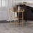 Surrency Mirrored Glass Tray Top Single End Table