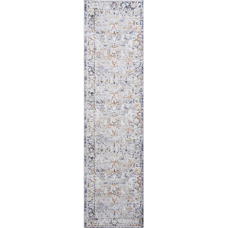 /Grey Area Rug 2X8 - Stain , Non-Shedding, Enchanting For Bedroom, Living, Dining Non-Shedding Charming Living Room, Home