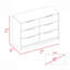 Commode rectangulaire 6 tiroirs Longhill-1017479416