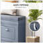 Banc de rangement pour chaussures moderne pour hall d'entrée, rangement avec coussin, 2 tiroirs, tablette réglable, peut contenir 8 paires, gris