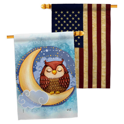 Double Sided 40'' H x 28'' W Polyester House Flag