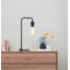 Lampe arquée 15,9 po noire