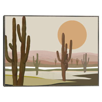 Desert Moonscape II by Studio Arts Canvas Art Print