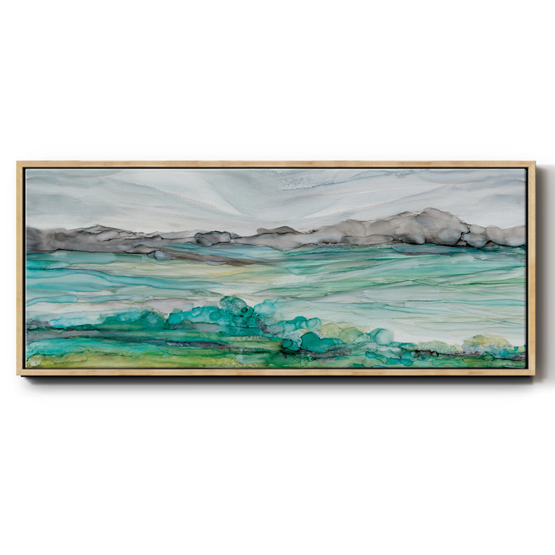 «Pastoral Abstract», toile encadrée, H 20 po x l 50 po