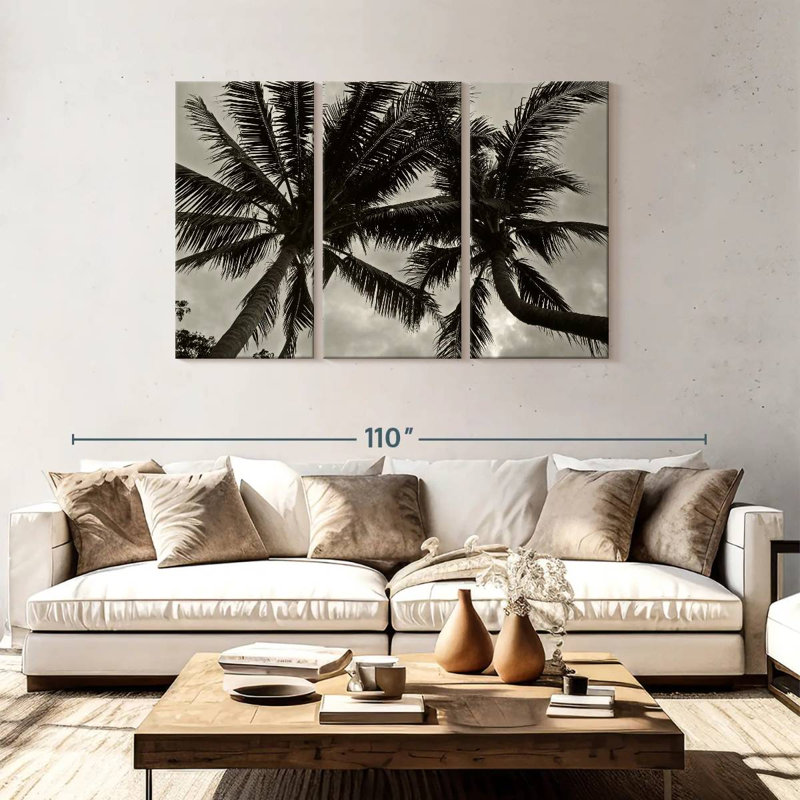 Harnek Palms At Night V, H 48 po x l 74 po