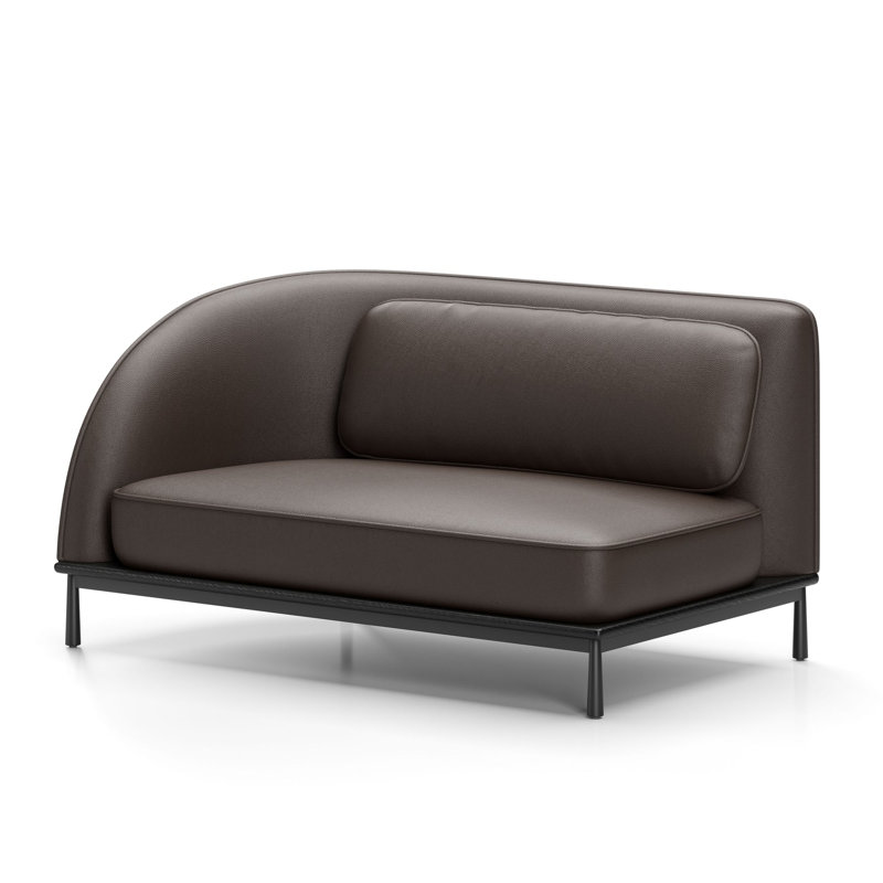 Arc Sofa Two-Seater Left / Right, Black Oak, Omega Tabac