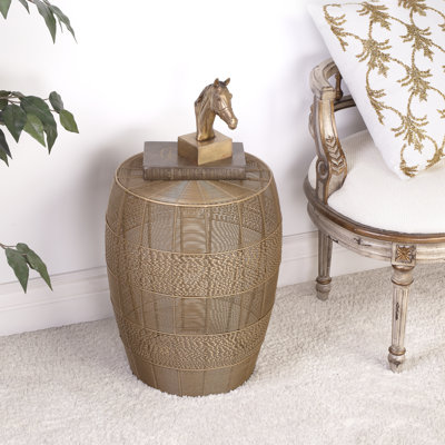 Hegwood Metalworks Drum End Table