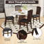 Ensemble de 4 chaises de cuisine sans accoudoirs avec siège rembourré Modern-1932656884