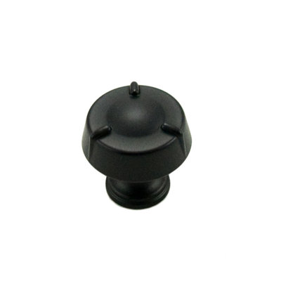 Fullerton Knob with Lines on Edge