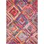 Tapis rose à motif géométrique Eddins-1570544277