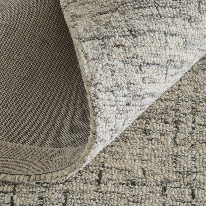 Performance Wool Geometric Indoor Rug, Rectangle 2' x 3'
