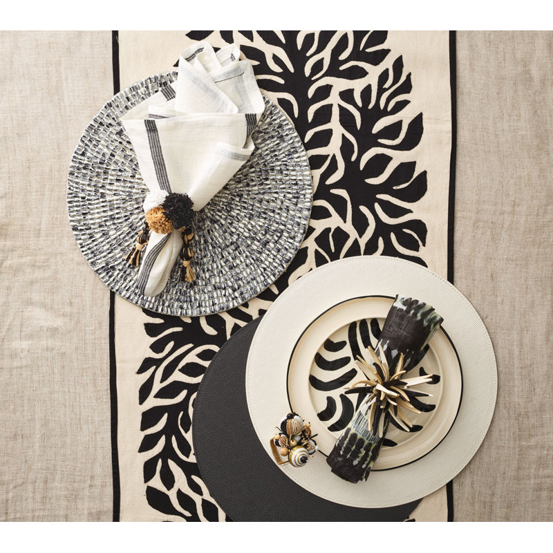 Shagreen Placemat, Black