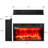 Winston Porter 80" Electric Fireplace Mantel With 30" Electric Fireplace, Fireplace Tv Stand For Tvs Up To 90 Inch-1484313316