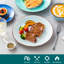 12 Piece Stoneware Dinnerware Set, Service for 4-428540357