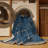 Machine Washable Space Gray Area Rug