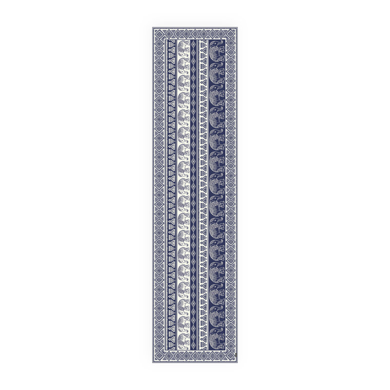 Bynoe Non-Slip Geometric Indoor Doormat, Runner 65 x 266cm