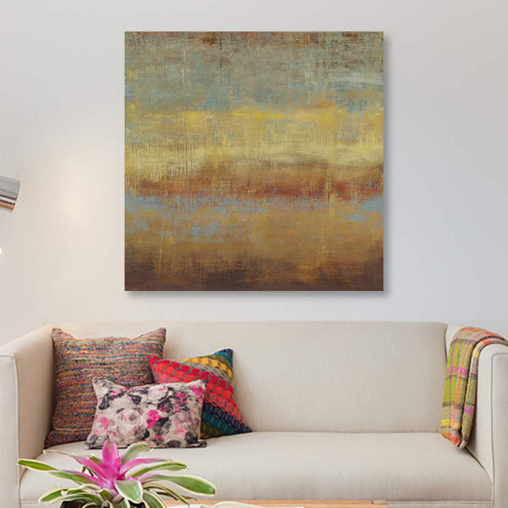 " Subtle II " by PI Studio, 18" H x 18" W x 1.5" D, Black Framed Fine Art Paper, No Mat