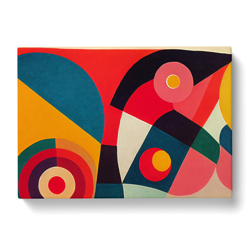 Five Star Abstract Art - Wrapped Canvas, 35cm H x 50cm W x 3cm D