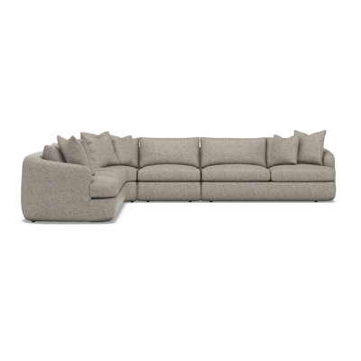 Jules Fabric 5 Pc Sectional