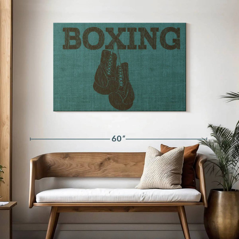Sireci Boxing Typography, 30" H x 45" W