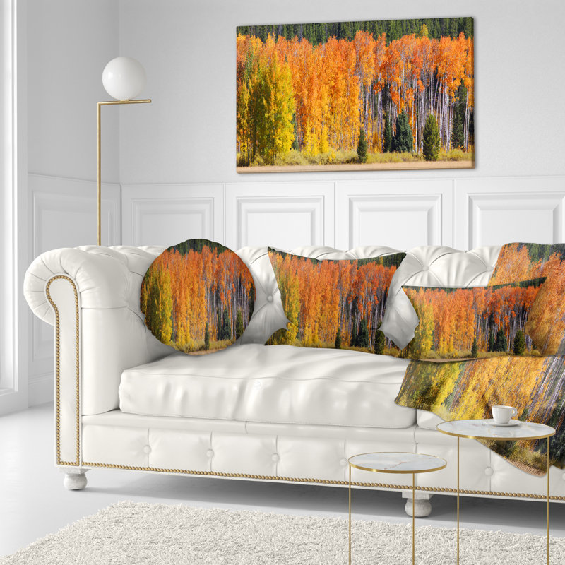 Landscape Reversible Throw Pillow